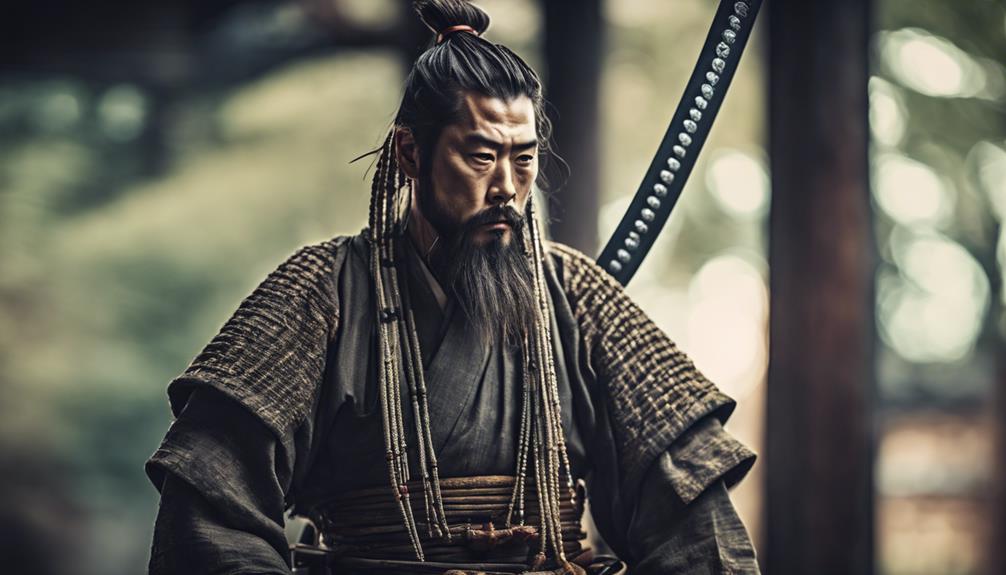 samurai inspired beard from japan